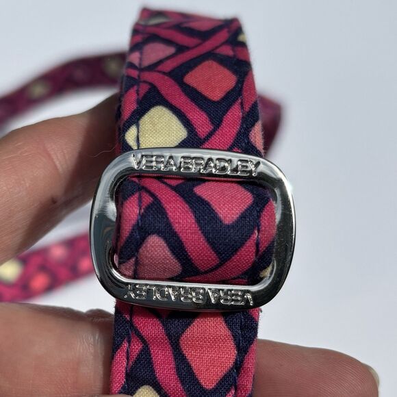 Vera Bradley Katalina Pink Diamonds Messenger Laptop Bag Preowned but Unused - Picture 10 of 12